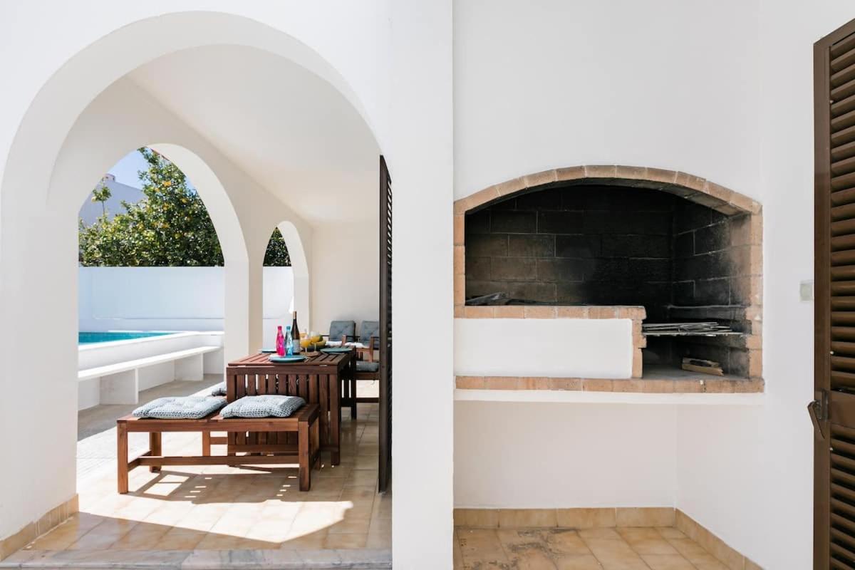 Beachfront Villa With Private Pool In Manta Rota Vila Nova de Cacela Eksteriør billede